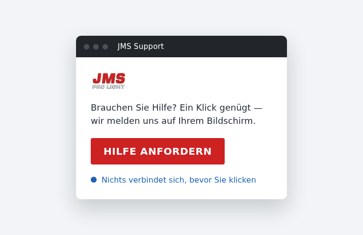Hilfe anfordern