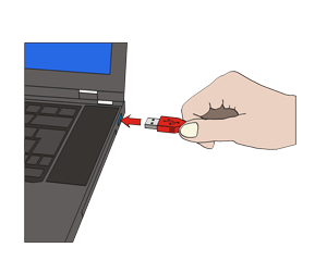 Interface anstecken