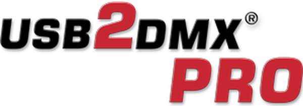 USB2DMX PRO Schriftzug